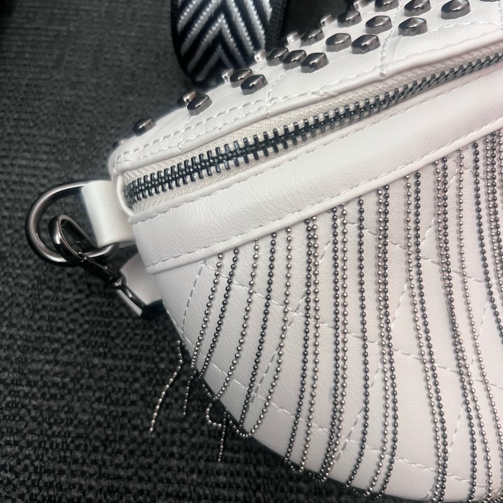 White Studded Women's Bag